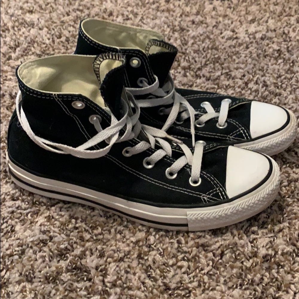 Black Converse All-Star High Tops